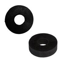 3/8" X 1" O.D.  Bare Neoprene Washer, (1/4" thick)